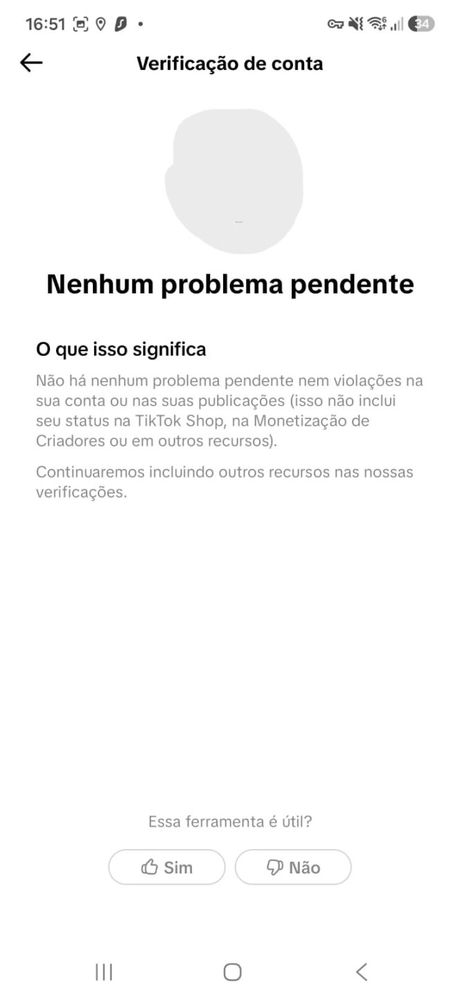 CONTA TIKTOK 10K / SHOP ATIVADO / NICHO DEUS E VELHOS / SEM DOC /