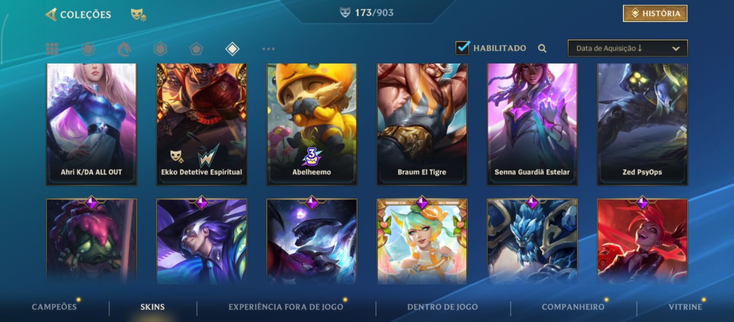 Conta Wild Rift