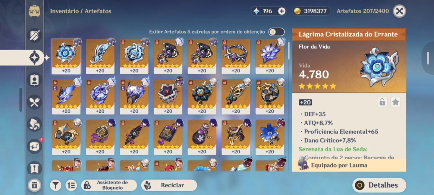 SKIRK LV.90 + ARLECCHINO LV.90 | 11x 5 | RAIDEN CHASCA LAUMA COLUMBINA