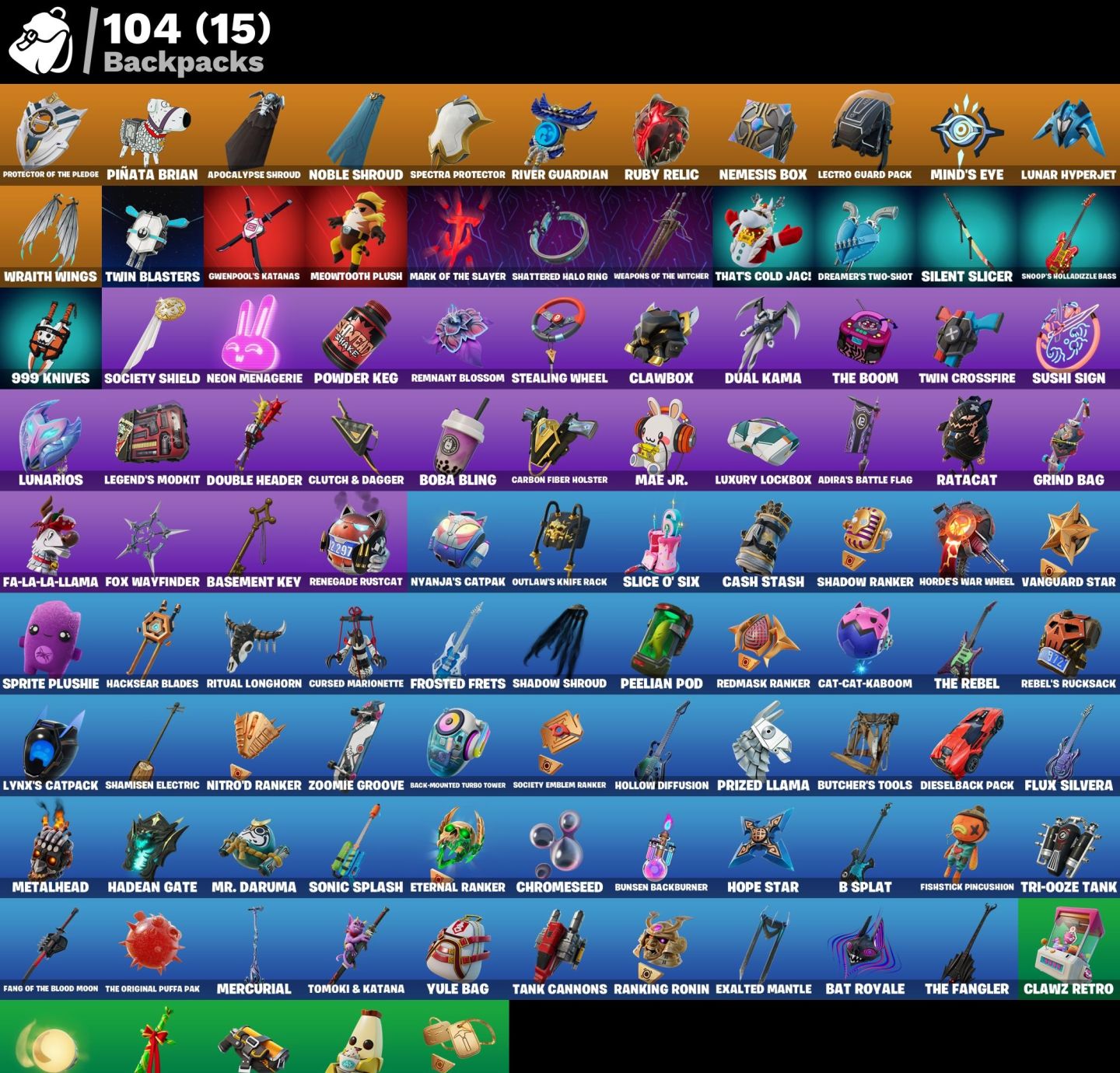 Conta Fortnite 52 SKINS/ PETER GRIFFIN / GERALT OR RIVIA/ MIZUKI / VALERIA