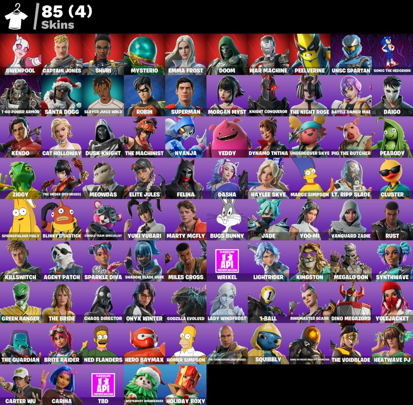 Conta de Fortnite com 85 Skins | Superman | Promoção!