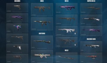 Conta valorant com muitas skins atualmente gold 2 e com 1223 vps sobrando