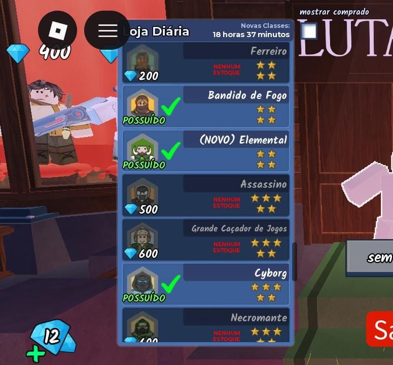 CONTA ROBLOX 99 NOITES NA FLORESTA!!!!