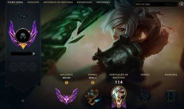 LoL Conta MESTRE recém criada.