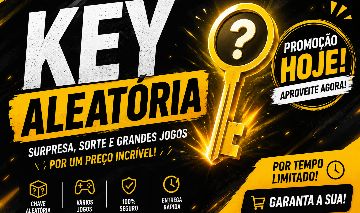 KEY ALEATÓRIA PREMIUM PODE VIR JOGO FAMOSO!