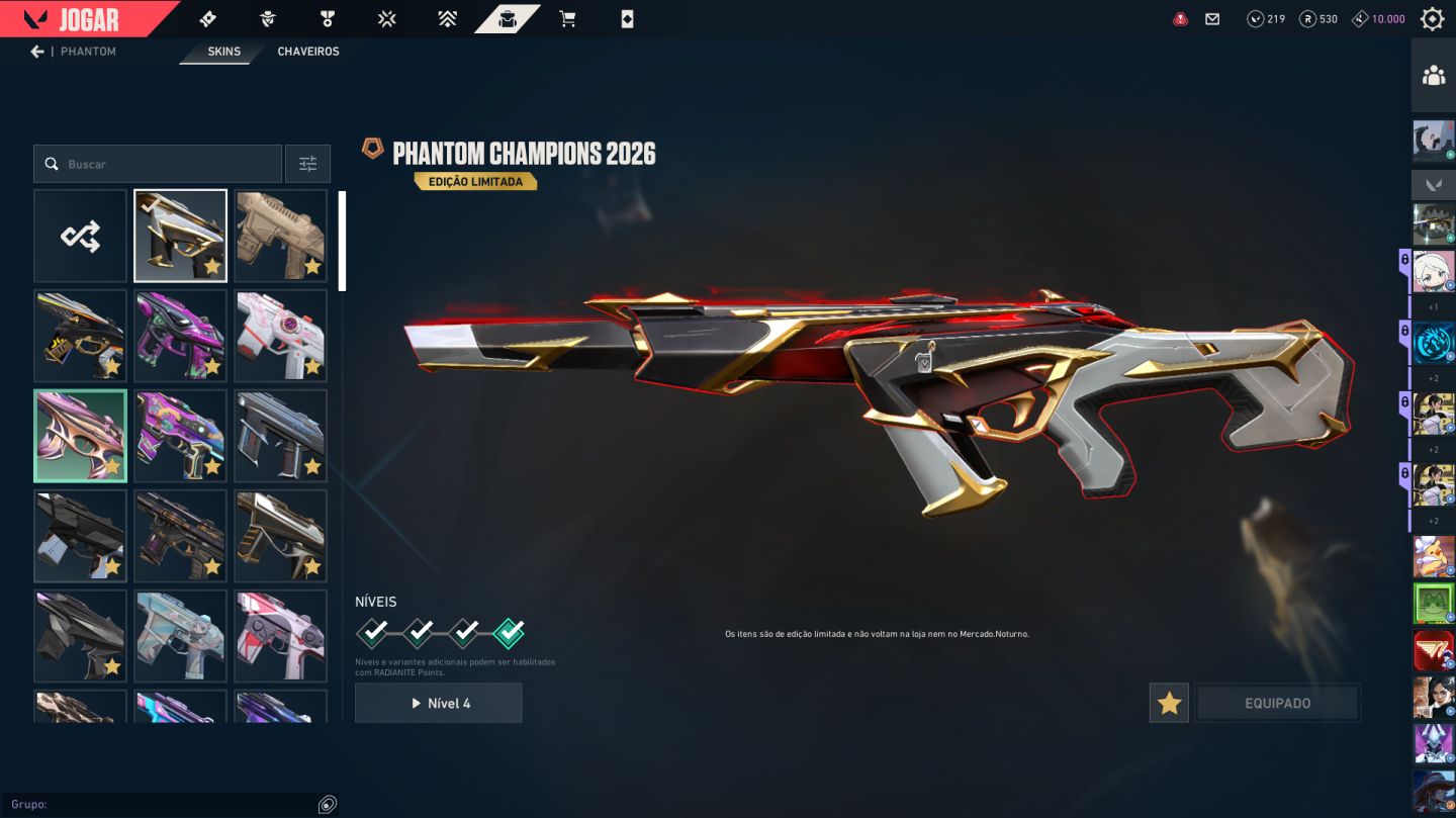 CONTA VALORANT ULTRA RARA COM MUITAS SKINS | ITENS EXCLUSIVOS & SKINS PREMIUM