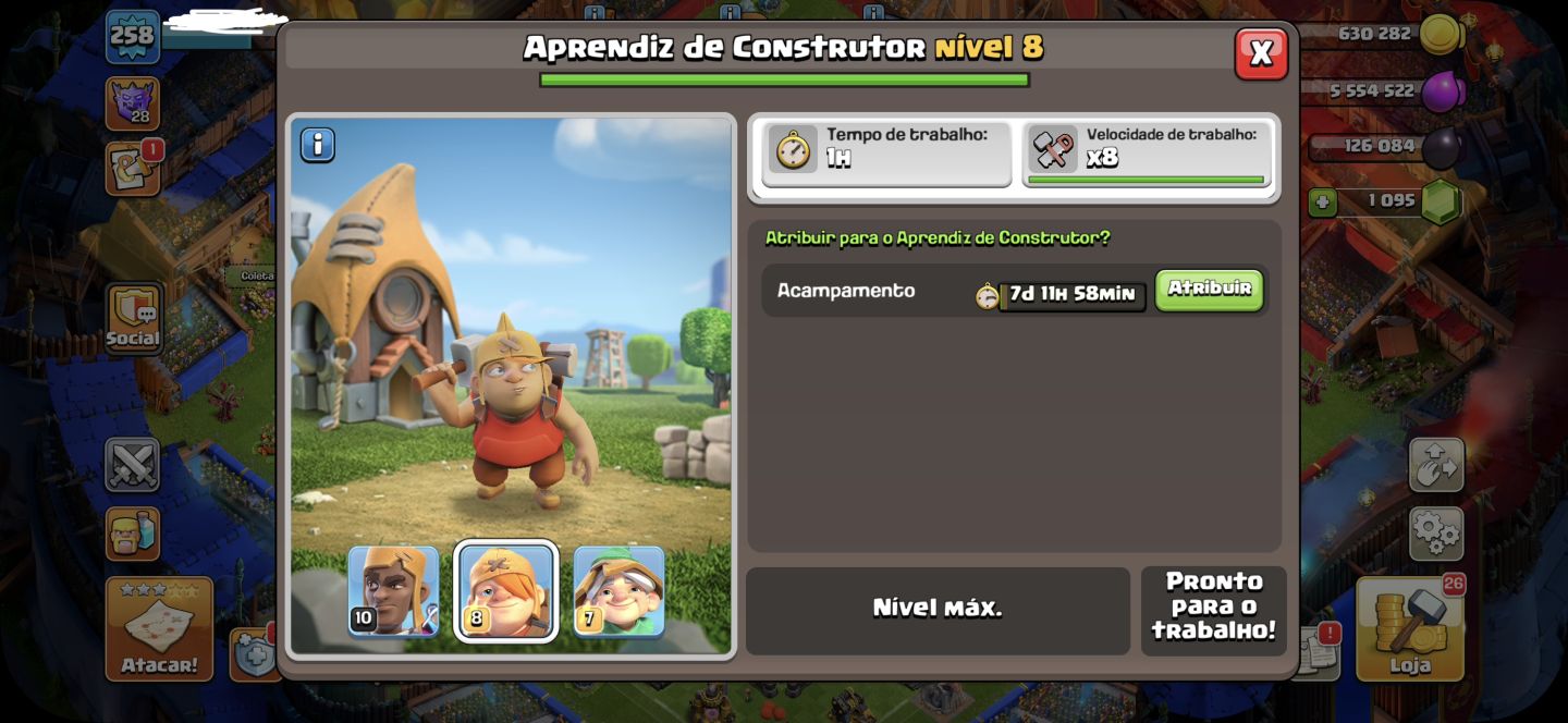 Conta Clash of Clans - CV18 | Nível 258 |