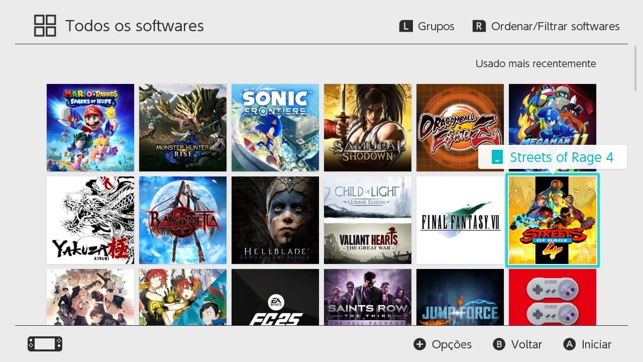 Aluguel conta compartilhada Nintendo Switch Secundária (7 ou 10 dias) - 50 jogos