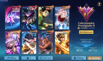 Conta mobille legends com mais de 300 skin 2 lendarias