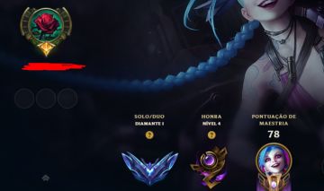 Conta diamante 1 com mmr alto