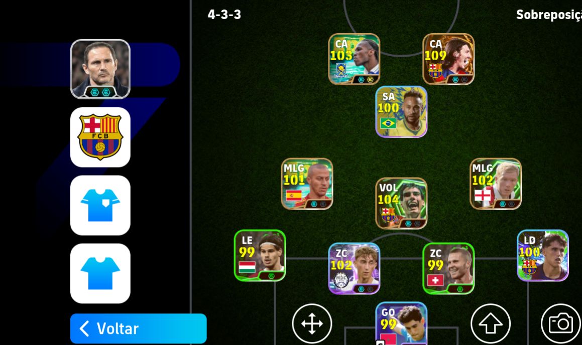 MESSI BIGTIME BLITZ 109 +Drogba+Guardiola+ SCHOLES+ DEAN+ Conta efootball