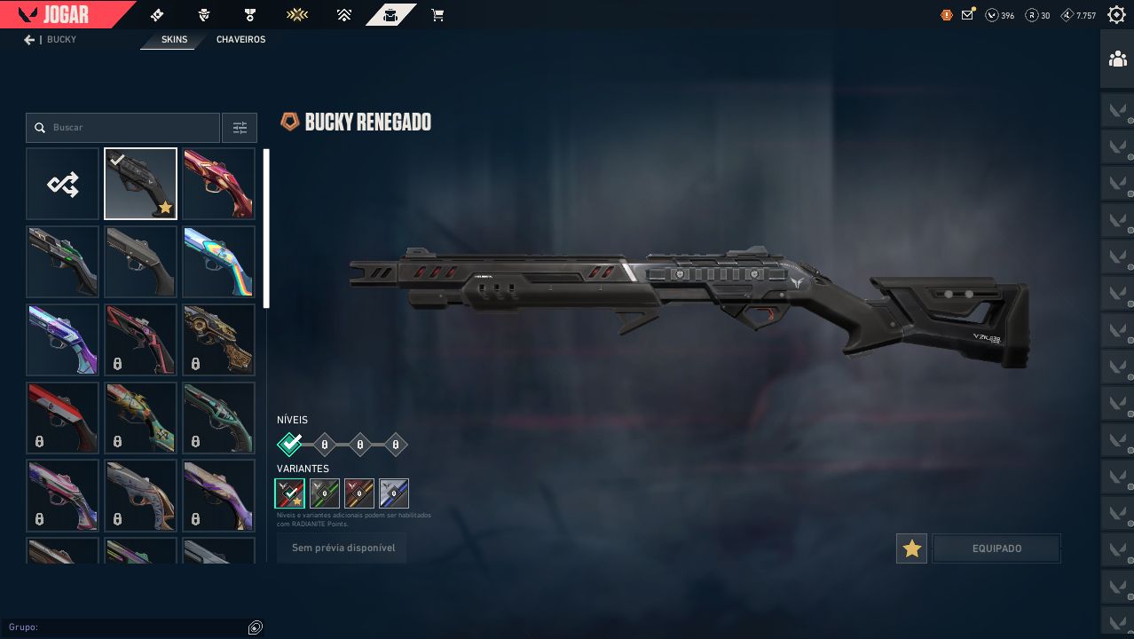 CONTA VALORANT NIVEL 240 COM 40 SKINS COMPRADAS.