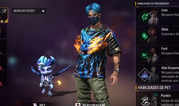 Conta Free Fire à venda vários itens e skins
