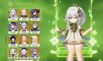 GENSHIN Skirk, GanyuR1, Nahida, Alhaitam, Albedo, Venti e Yoimiya