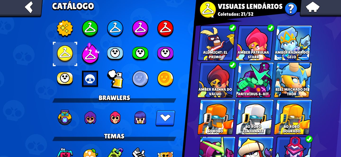 CONTA DE BRAWLS STARS 2018 (TODOS PRO PASSE)LEIA A DESCRIÇÃO +CLASH ROYALE