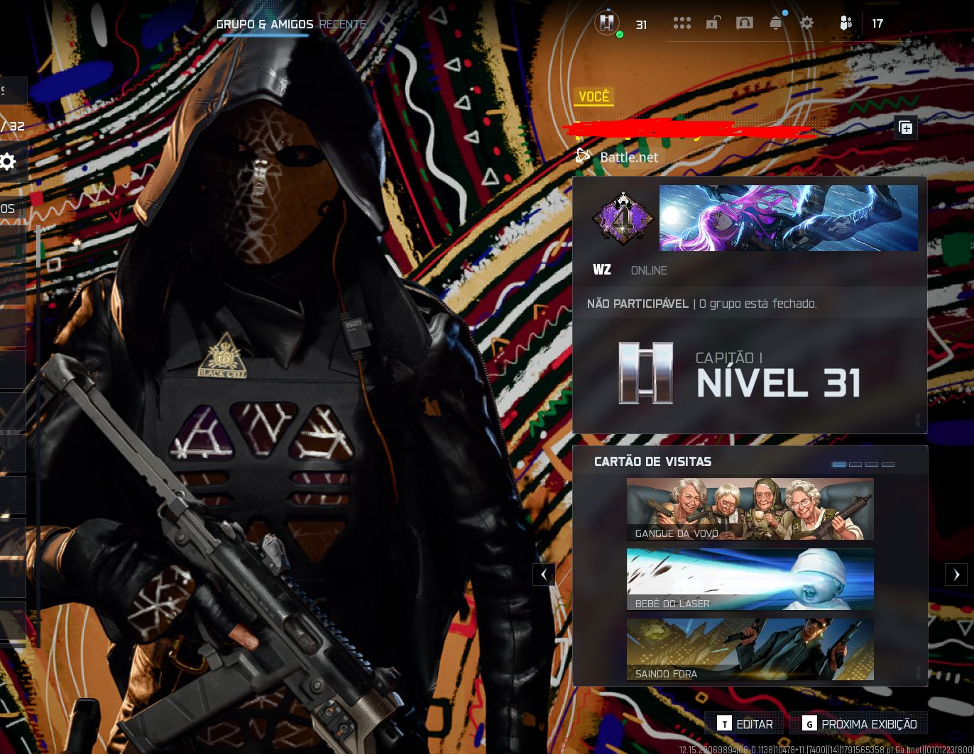 CONTA WARZONE DESDE O MW2 COM NICK MINAJ, IO, SNOOP DOG, GORDÃO