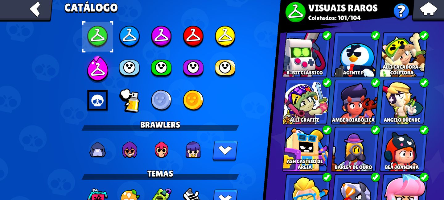 CONTA BRAWL STARS DE 2019 - RECURSOS e Itens exclusivos