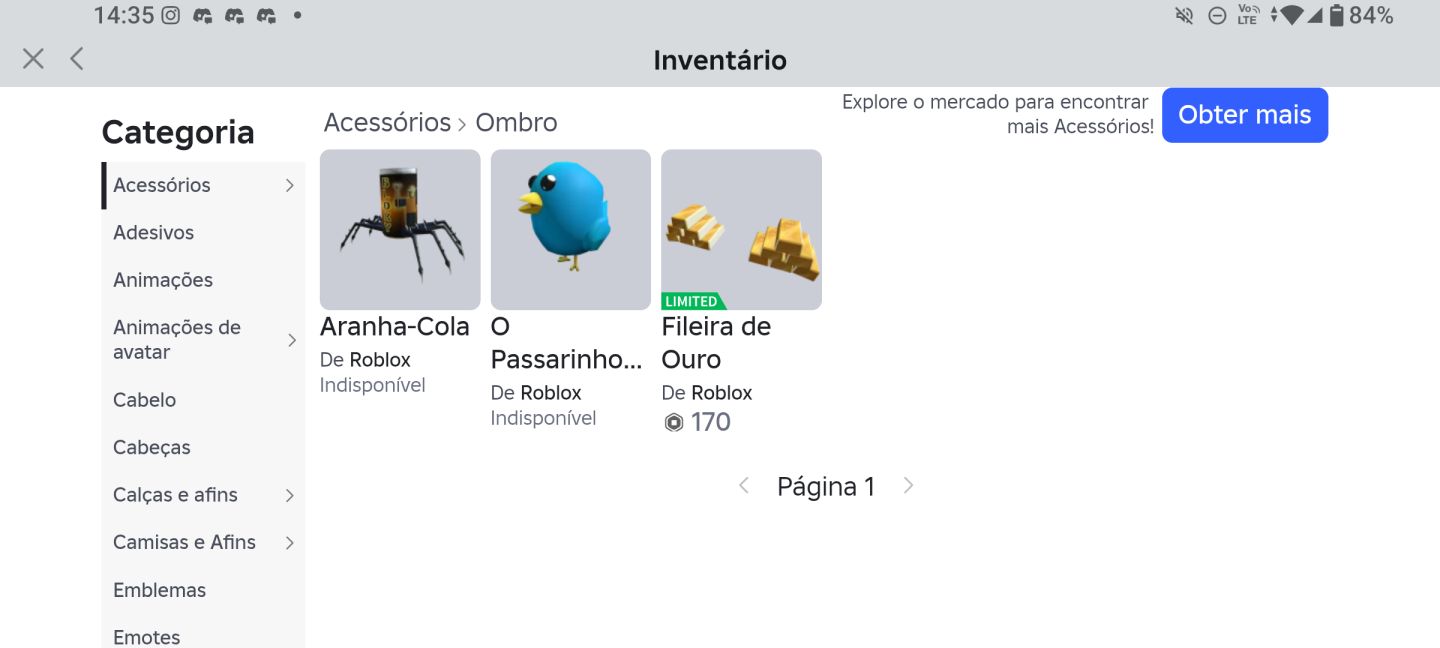 CONTA ROBLOX 2019 COM BASTANTE OFFSALE ( MUITO BARATO)