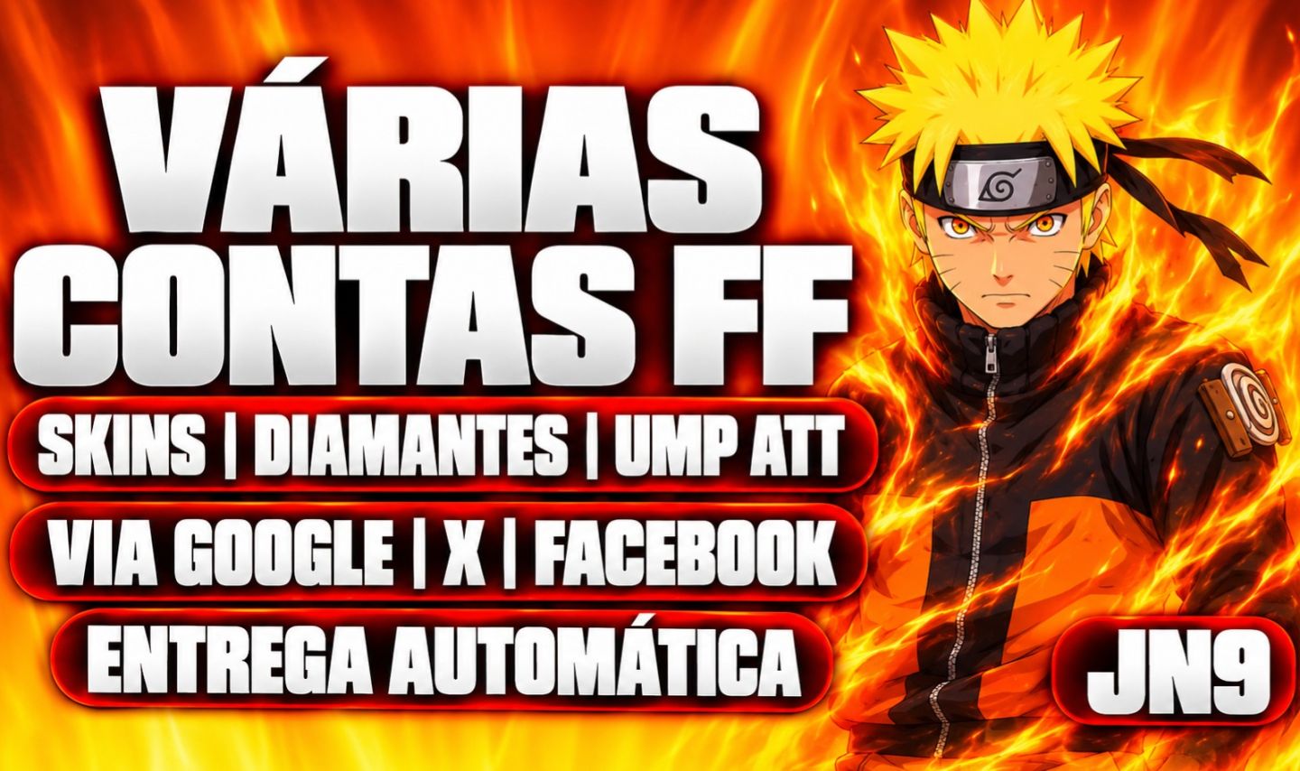 Várias Opções de Contas FF | Skins | Diamantes | UMP ATT | Leia a descrição