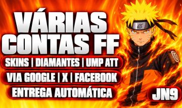 Várias Opções de Contas FF | Skins | Diamantes | UMP ATT | Leia a descrição
