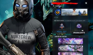 CONTA WARZONE RARA IRIDESCENTE + PACOTES FULL
