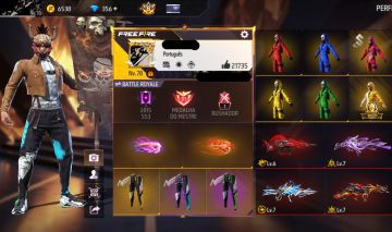 CONTA FREE FIRE COM PRIMEIRO PASSE, 900+ PEITORAIS PRIME 8, TROPA DE EXPLORAÇÃO