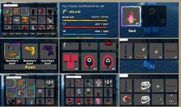 GPO - Conta com Dragon e Soul no Ase | Troll Face | Muitos itens e skins raras