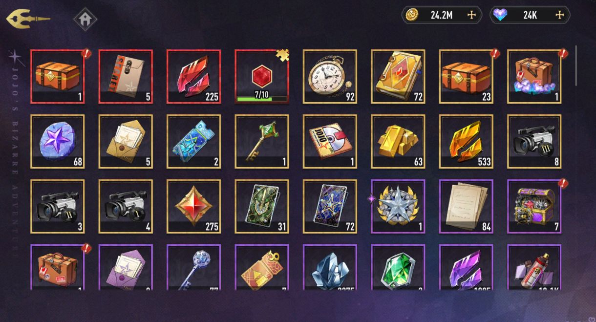 JOJO: GS Conta full endgame com todos os emblemas jotaroSC6S6 e giorno