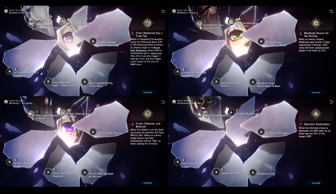 MELHOR CONTA DO SITE, VARIOS E2/E1 Hysilens E2S1 Firefly E2S1 Dahlia E2S1