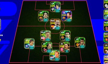 CONTA EFOOTBALL BRABA!! INIESTA 108 + MESSI DO PACK (3237FORÇA)