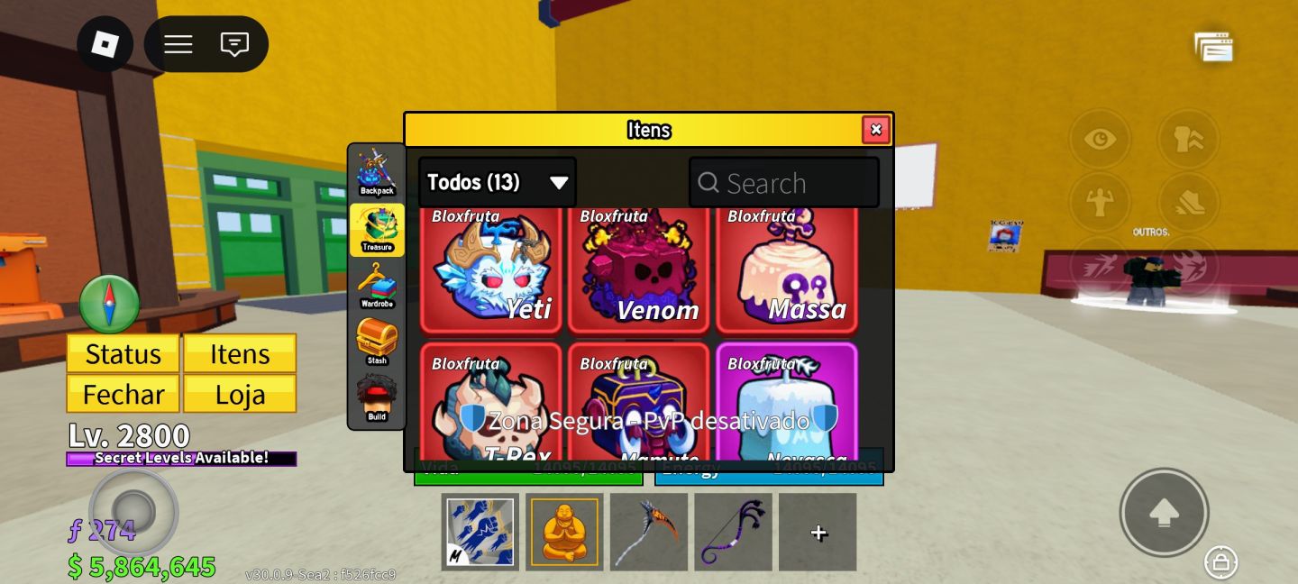 (PROMOÇÃO)BLOX FRUITS | LVL MAX + GOD HUMAN + FRUTAS MITICAS E MAIS