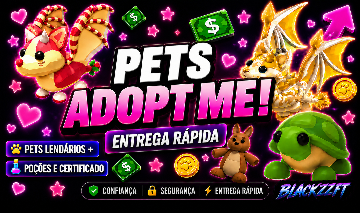 [OFF SALE 60% | NEW UPDATE] PETS+POÇÕES+CONTAS COM BUCKS E POÇÕES ADOPT ME
