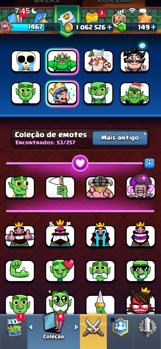 CONTA CLASH COM VARIAS EVOLUÇÕES!!