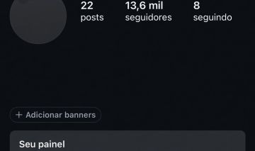 Instagram 13,6K Seguidores | 63,9M de Visualizações em 30 Dias