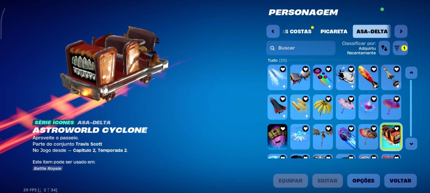 Conta fortnite com skins tryhard e OG Valor negociável pra sair rápido