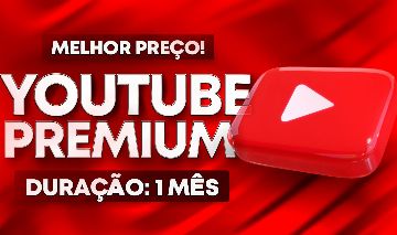 YOUTUBE/MUSIC PREMIUM (30 DIAS) com ENTREGA AUTOMÁTICA