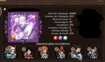 GRAND LINE ADVENTURES | 10.9K | 613 | 97 PERS | FULL +16 | 209 CHAVES | FOUNDER!