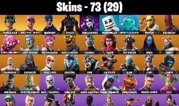 CONTA FORTNITE COM 73 SKINS SALVE O MUNDO FUNDADOR/OMEGA/DARK BOMBER/OMEN