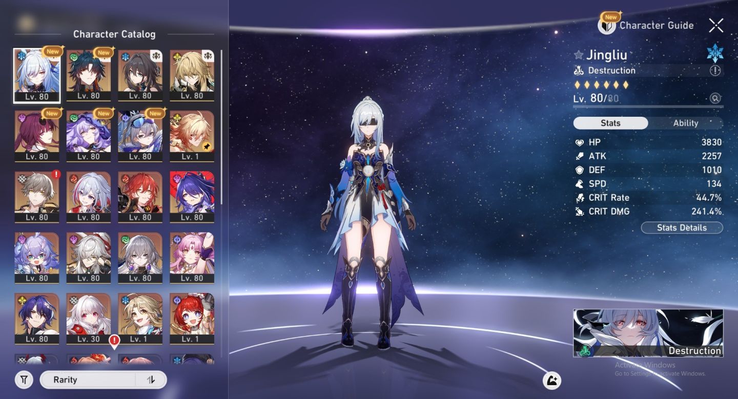 Conta de Genshin + Star Rail