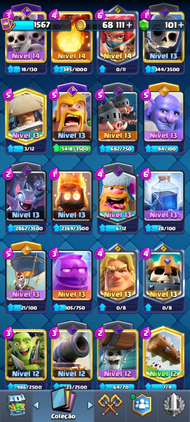Conta clash royale