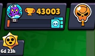 Conta de brawl stars 43K troféus, conta de 2020, 300 gema, 16k Blings