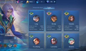 ContaMobileLegends-fullhero,emblemamáx- - Mobile Legends - GGMAX