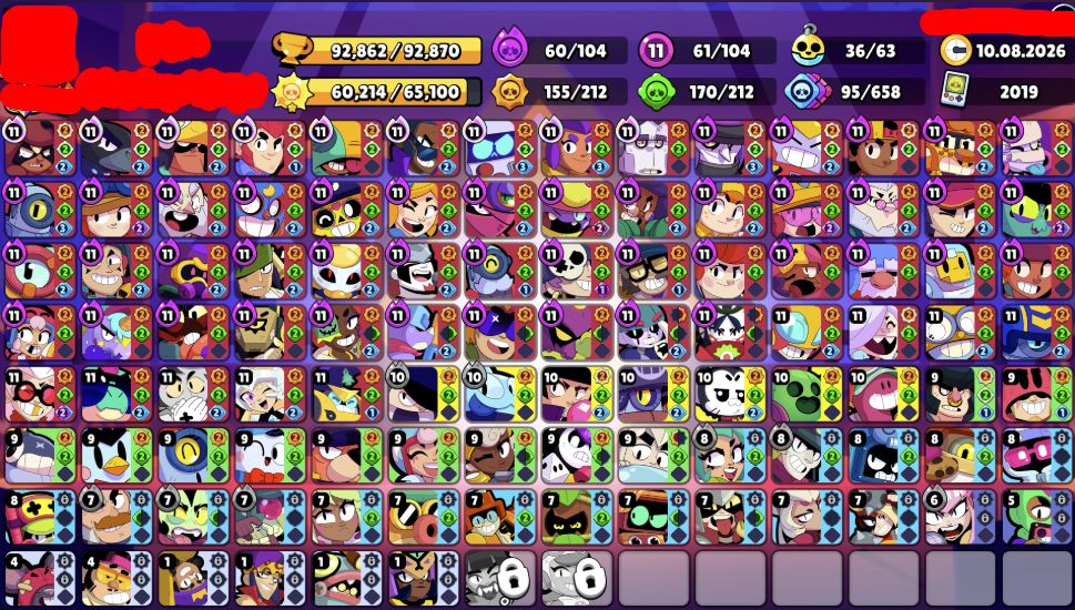 SKINS/ICONES MUITO RARAS I QUASE MAXIMIZADA I 97K DE TROFEU I PEAK MESTRE