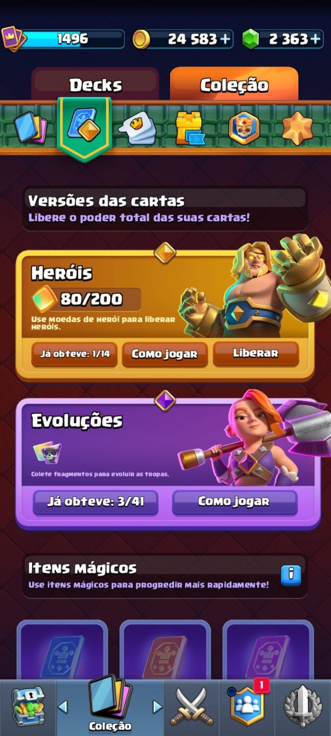 CONTA CLASH ROYALE RARA / CONTA 10 ANOS / 10k TROFÉUS / MUITOS COSMÉTICOS
