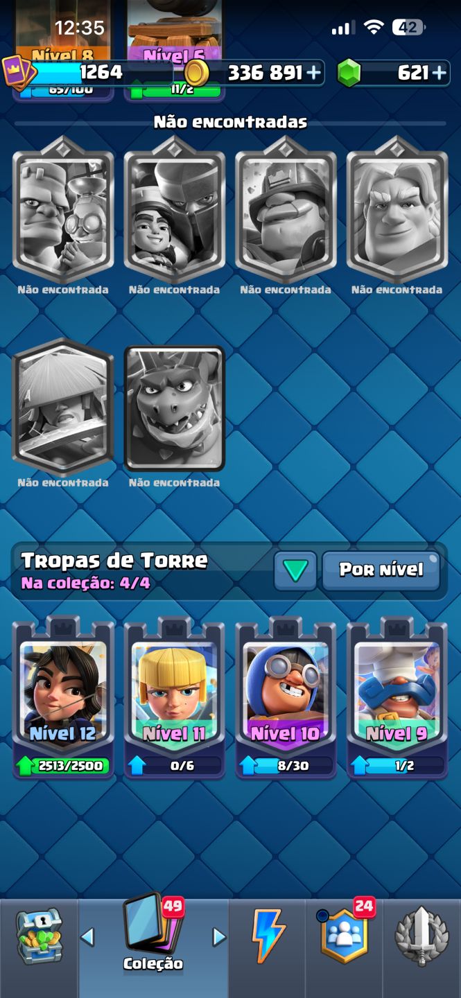 CONTA CLASH ROYALE ARENA 13