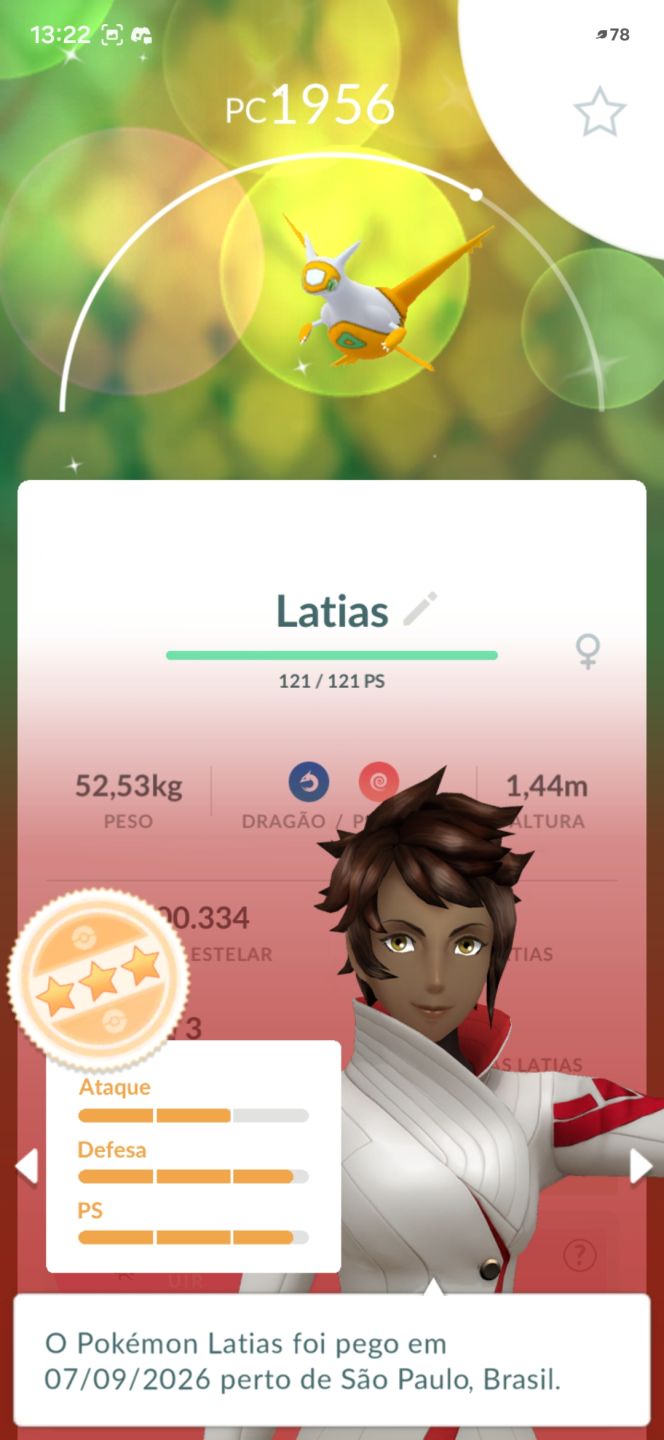 CONTA POKÉMON GO LVL 39 | MEWTWO 100% FUNDO 10 ANOS | LATIAS SHINY | 602 MOEDAS