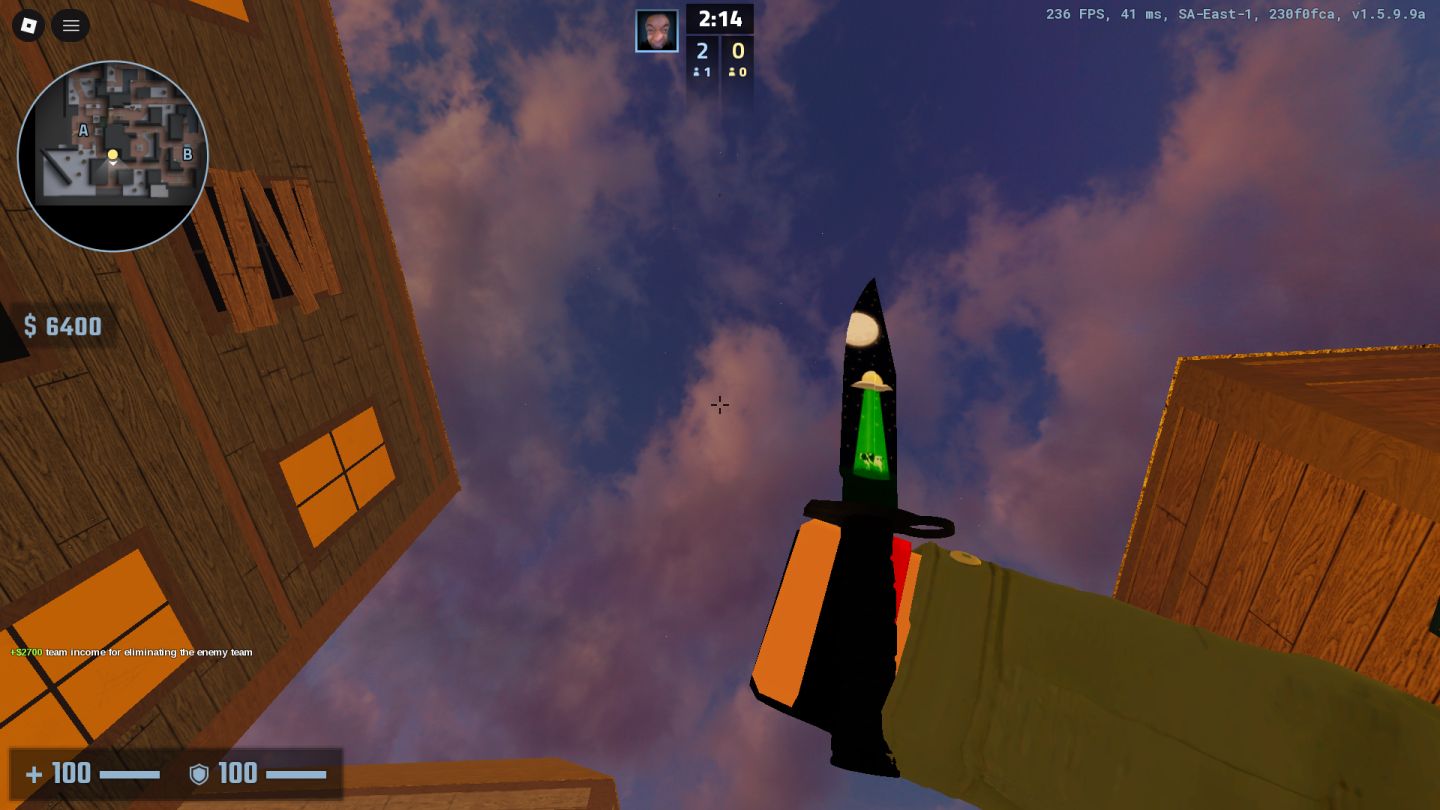 Counter Blox Skins(Falchion inversion/Bayonet UFO/Glove MMA) stock- Melhor preço