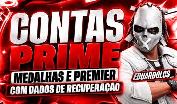 CS2 PRIME + PREMIER + MEDALHAS + LEVEL STEAM