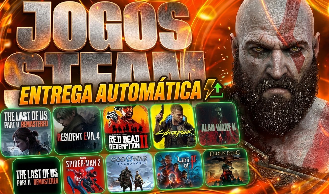 JOGOS DE PC È STEAM OFFLINE ENTREGA AUTOMÁTICA | SUPORTE 24H