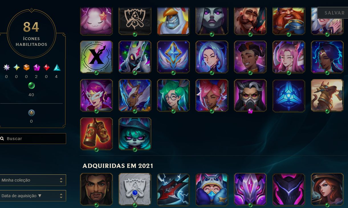 CONTA MAIN ADC MMR ESMERALDA SEM RANK ESSA SEASON